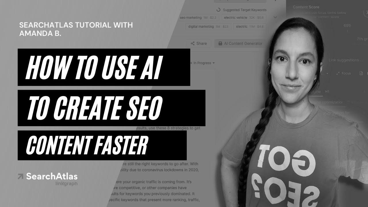 The way to Use AI to Create web optimization Content Sooner |  Search Atlas Tutorial