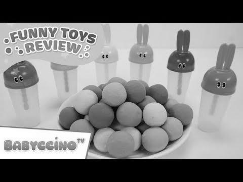 Babyccino Humorous Toys Assessment Episode 9 – Study Colours Rainbow Ice Cream & Kinetic Sand