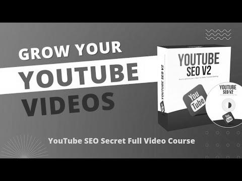 Generate profits online with the assistance of YouTube search engine optimization Secrets |  100% free full video course |  YouTube website positioning