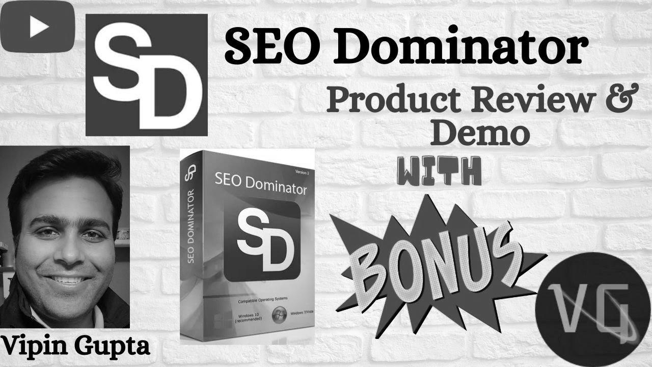 ✌️💰 ”SEO Dominator” Evaluate 🛑 STOP!  Purchase it with my FREE BONUSES 🎁🎁 💰 ✌️