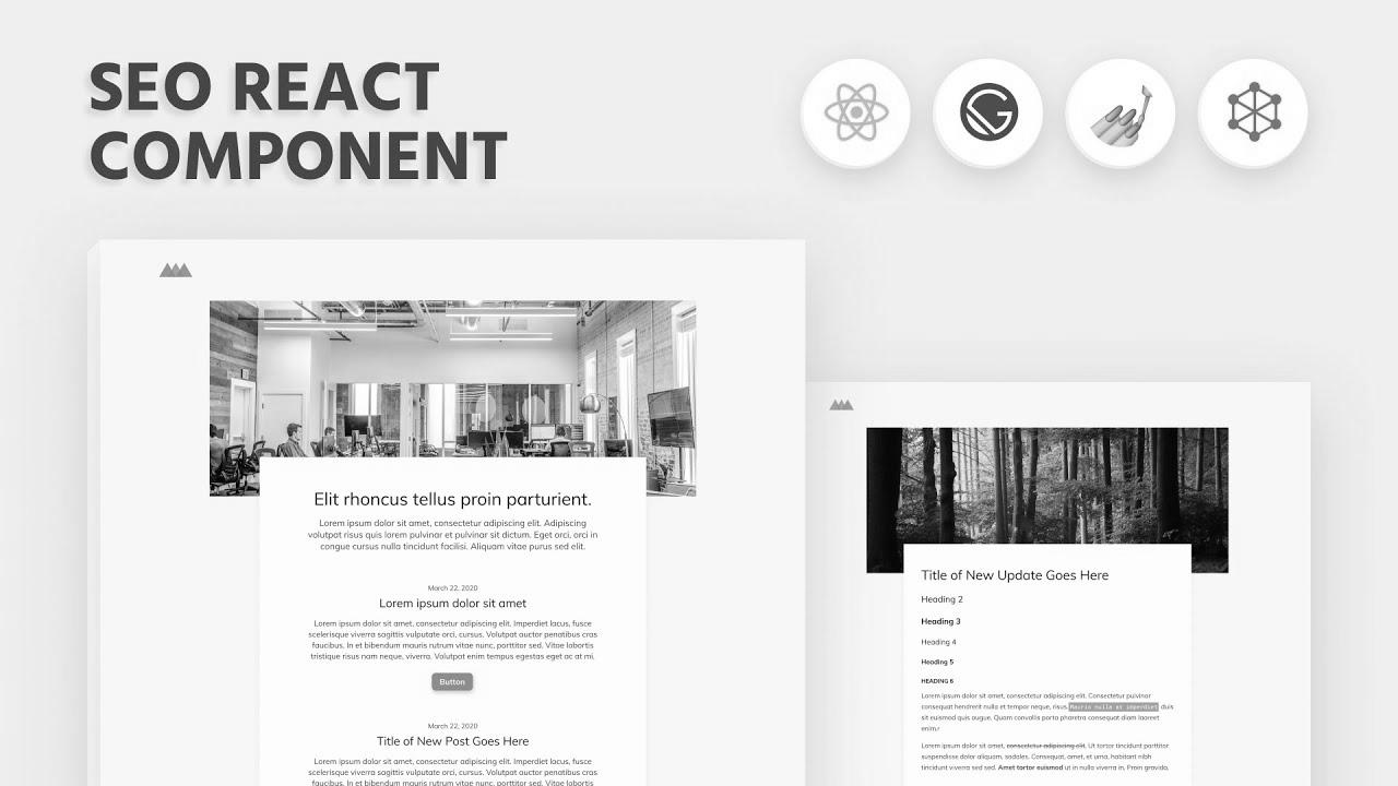 Gatsby JS: Create a SEO React Part