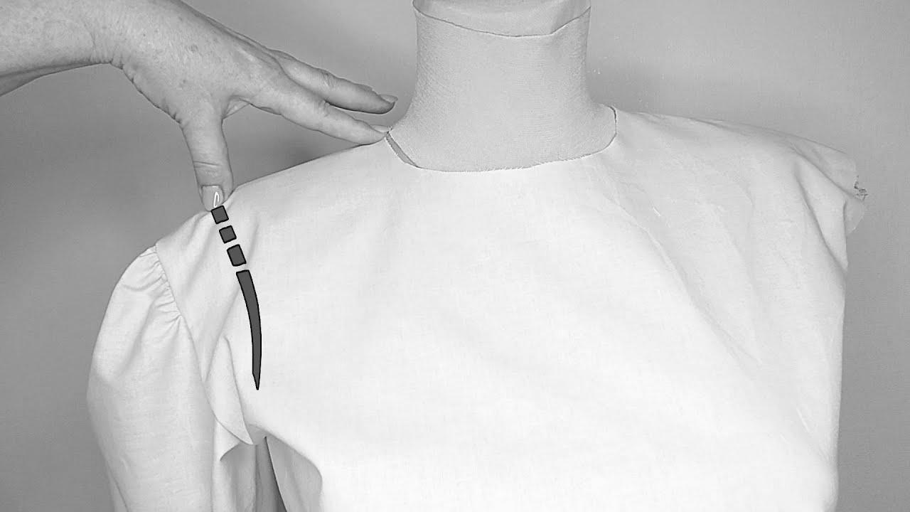 ✅The best way to Cut back Huge Shoulder Quickly/Wonderful Sewing Tricks/Methodology 1