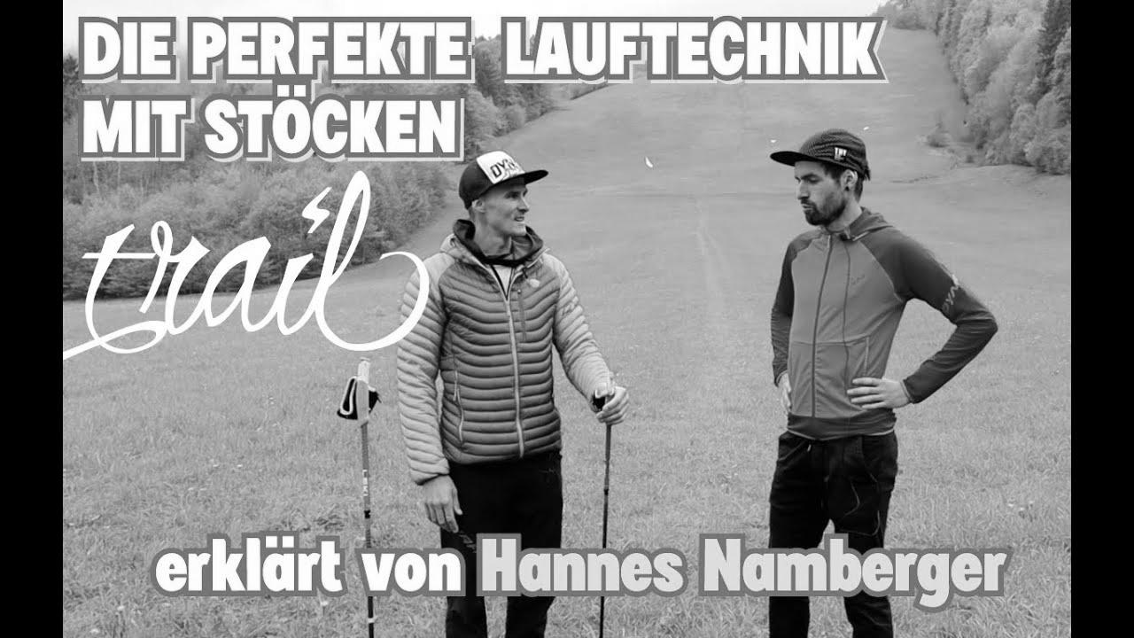 Trail running with sticks – the right method with Hannes Namberger