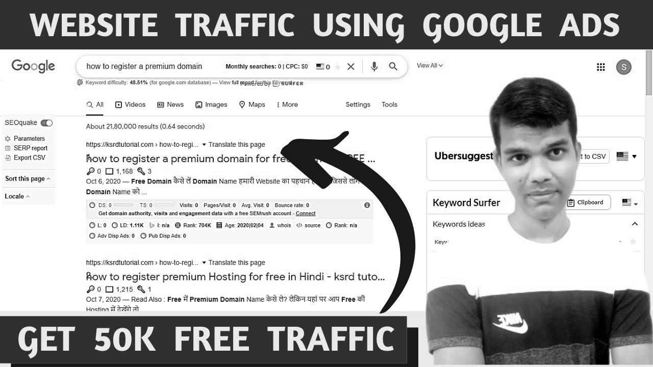 Get 50k Free Website Traffic From SEO – Make $1085 Per Month