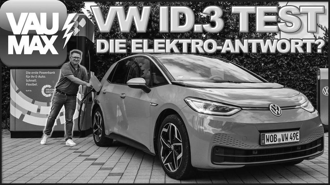 VW ID.3 – The electric reply?  Driving report, technology & capabilities in check |  VAUMAXtv