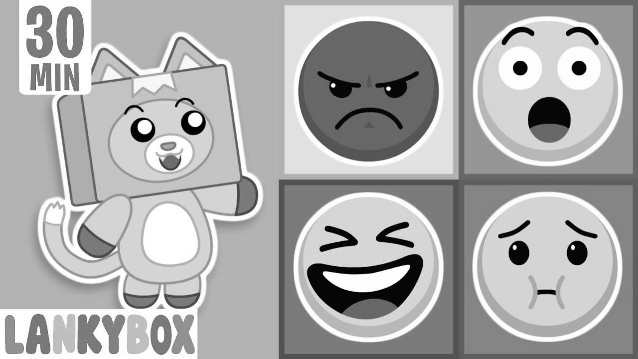 Study Emotions with LankyBox – Humorous Emoji Stories for Youngsters |  LankyBox Channel Kids Cartoon