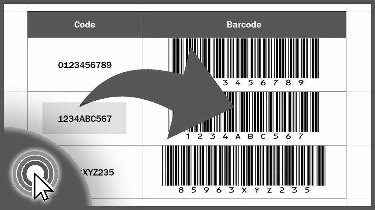  Create Barcodes in Excel (The Easy Approach)