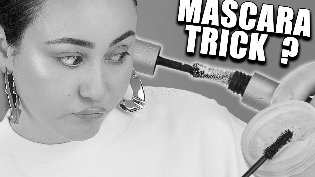 The most violent mascara eyelash hack?  NEVER stamp AGAIN viral makeup technique test