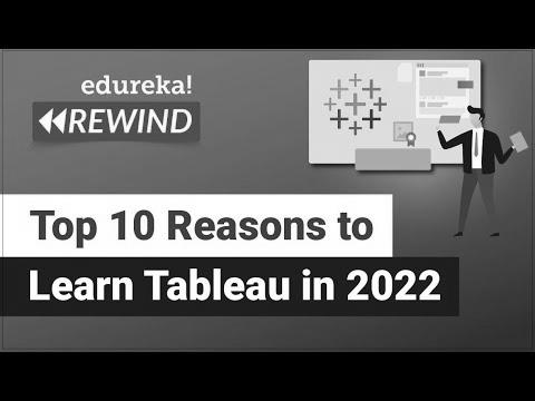 Prime 10 Causes to Be taught Tableau in 2022 |  Tableau Certification |  tableau |  Edureka Rewind – 6