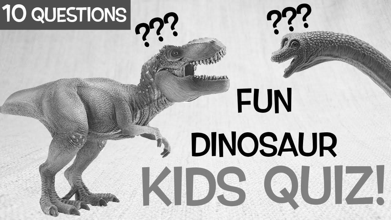 DINOSAUR QUIZ!  |  10 Questions – Study About Dinosaurs |  Fun & Educational |  Dinosaurs For Children