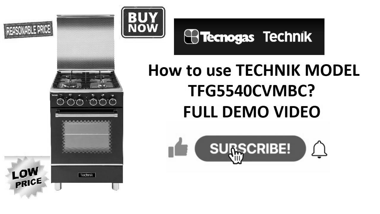 The way to use TFG5540CVMBC |  50CM Technique Cooking Range |  PINAKAMURA NA TECHNIK COOKING RANGE (Tagalog)