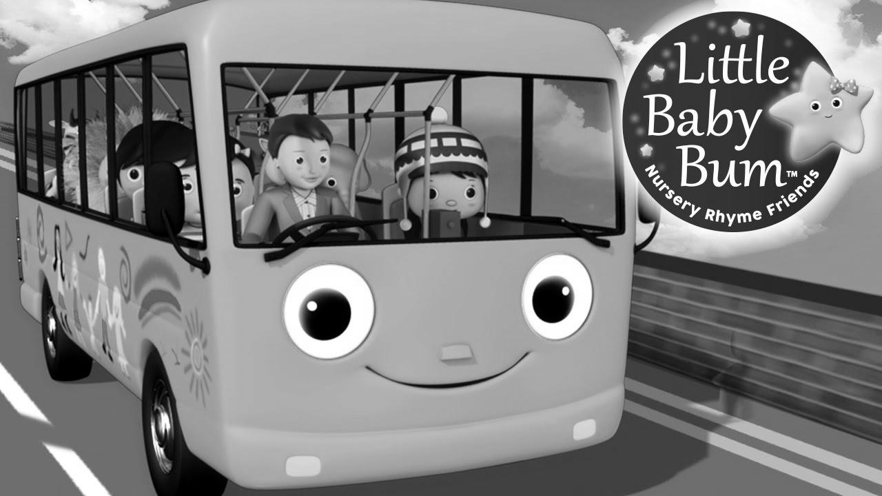 Wheels On The Bus |  Part 5 |  Be taught with Little Child Bum |  Nursery Rhymes for Babies |  ABCs and 123s