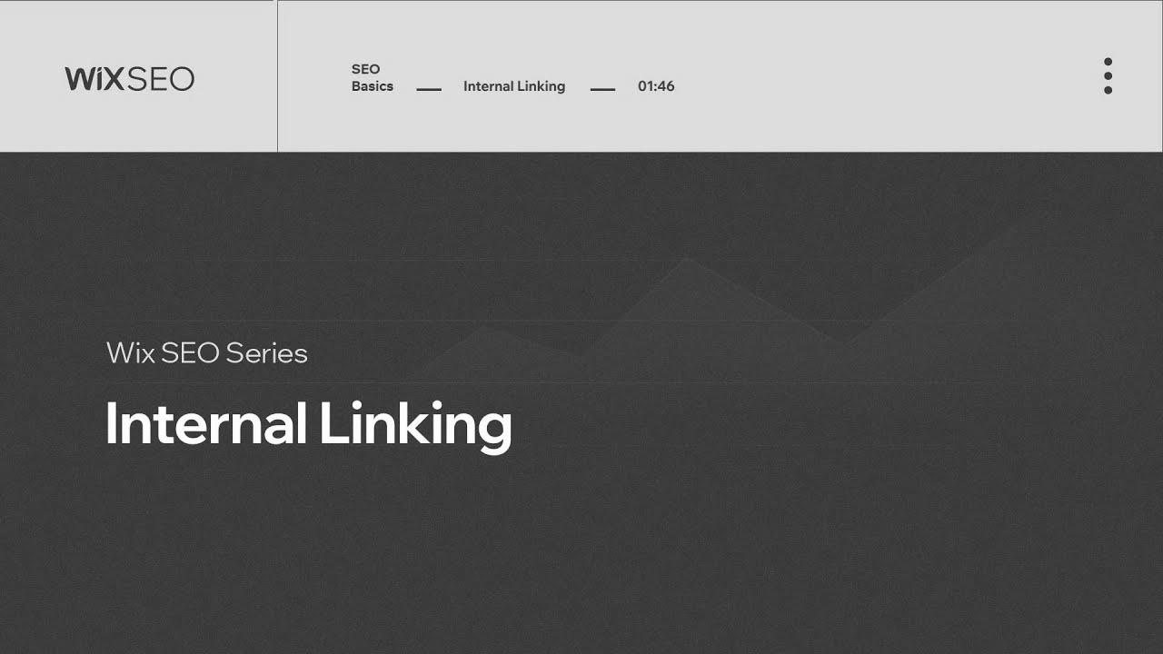  Use Inner Linking for search engine optimization |  Wix search engine optimization